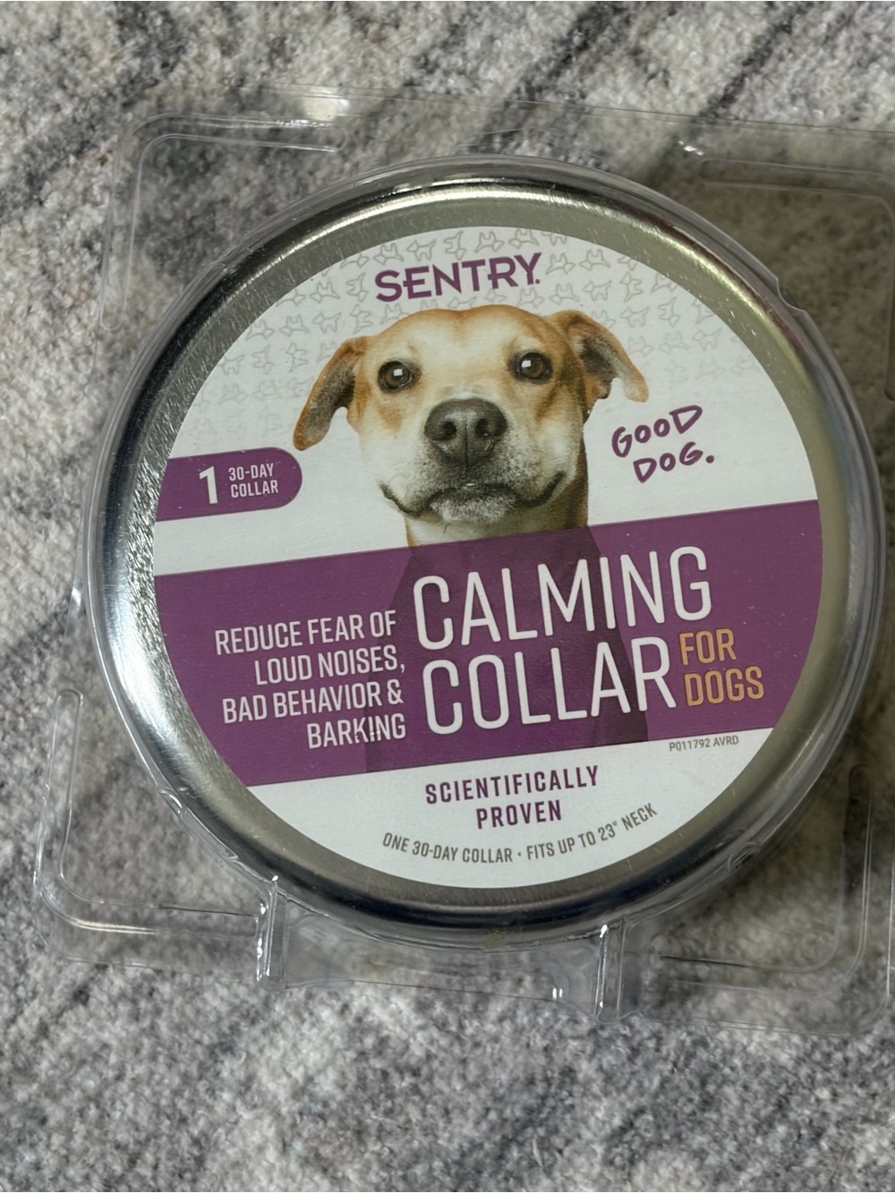 Sentry Calming Dog Collar - 30 day, up to 23” neck